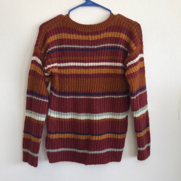 cable knit striped sweater - Picture 2 of 3